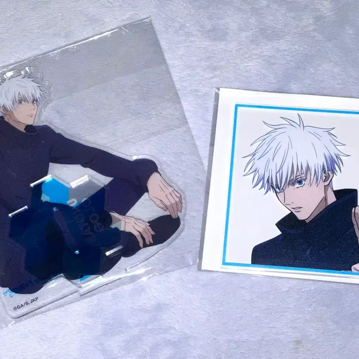 [BUNJANG] Jujutsu Kaisen Satoru Gojo Ensky Acrylic Stand &amp; Coaster Bundle / 주술회전 고죠 사토루 엔스카이 아크릴 스탠드 아크릴 코스터 일괄