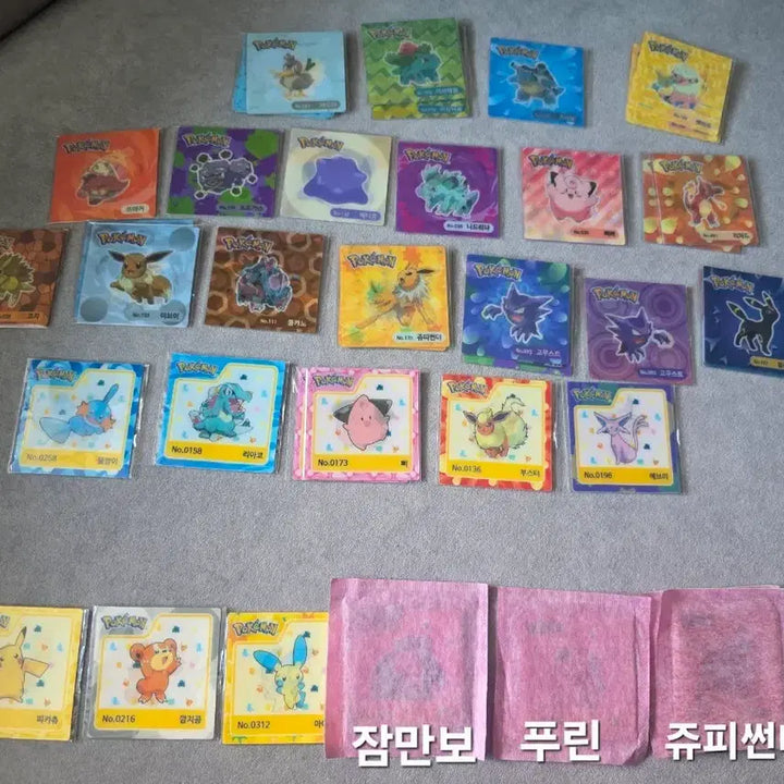 [BUNJANG] Pokemon Lenticular Cards / 포켓몬 렌티큘러