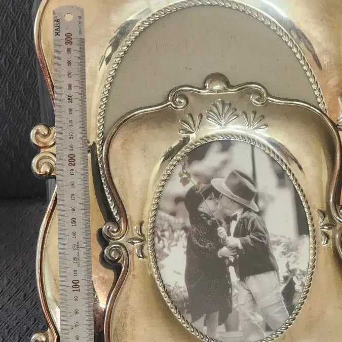 [BUNJANG] Antique Silver Plated Photo Frame Set / 앤틱 실버플레이트 은도금 액자 세트