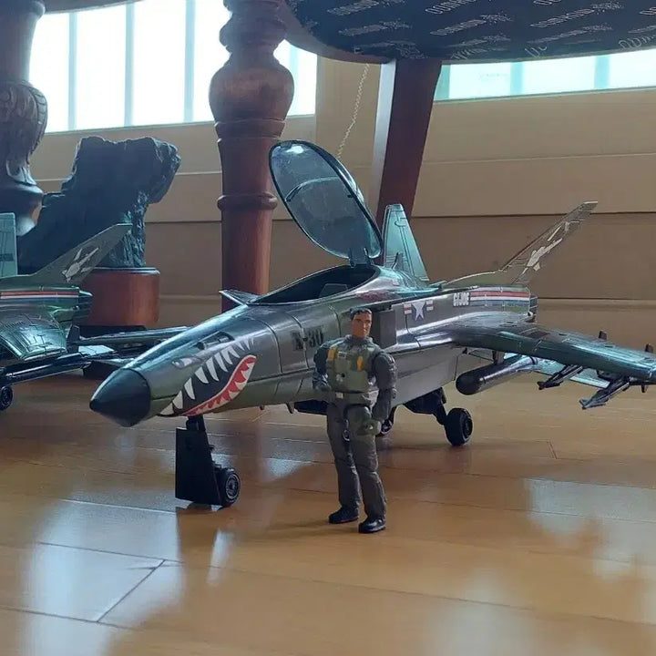 [BUNJANG] G.I. Joe X-30 Fighter Jet (Green) / Gi joe 지아이조 x-30 국방색 전투기 팝니다