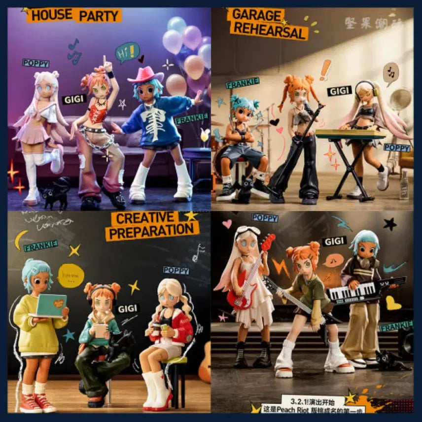 [BUNJANG] Pop Mart Peach Riot Rise Up Series Full Box / 팝마트 피치라이엇 라이즈업 시리즈 풀박스