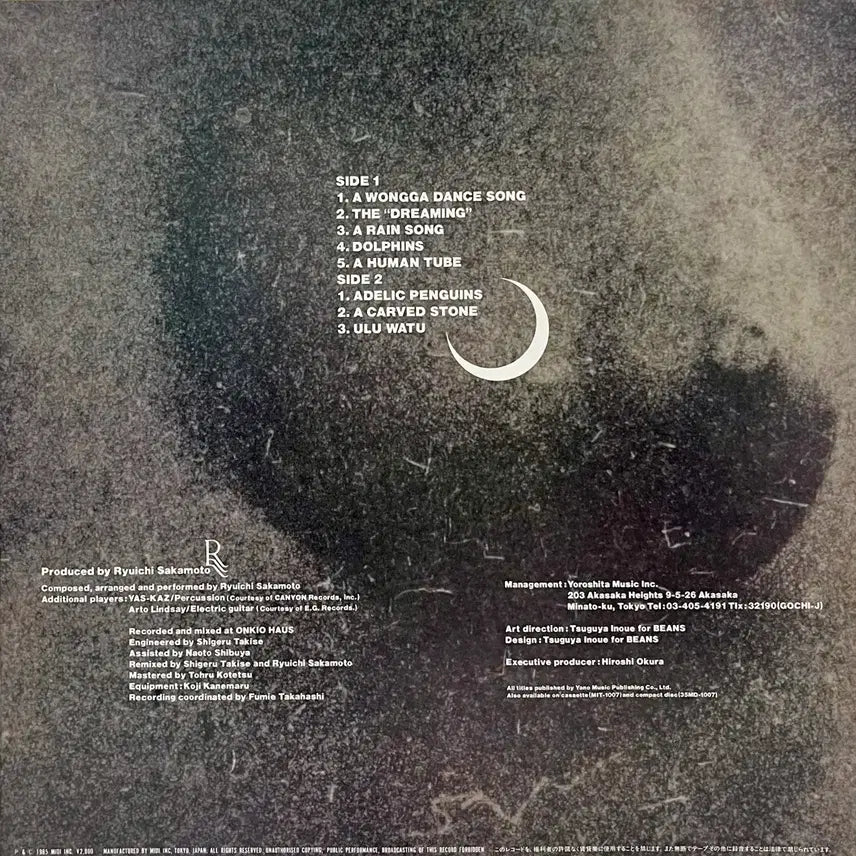 [BUNJANG] Ryuichi Sakamoto Esperanto Original Japanese First Press LP / 초반 류이치 사카모토 RyuichiSakamoto-Esperanto LP