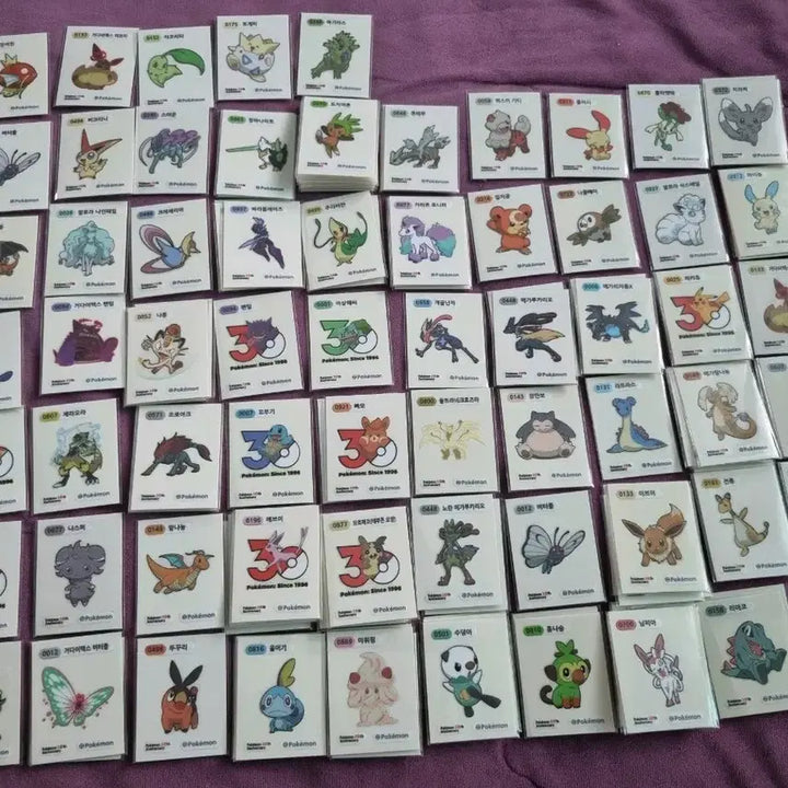 [BUNJANG] Pokemon Season 5 Sticker Set / 포켓몬 시즌5 띠부씰 교환 또는 판매