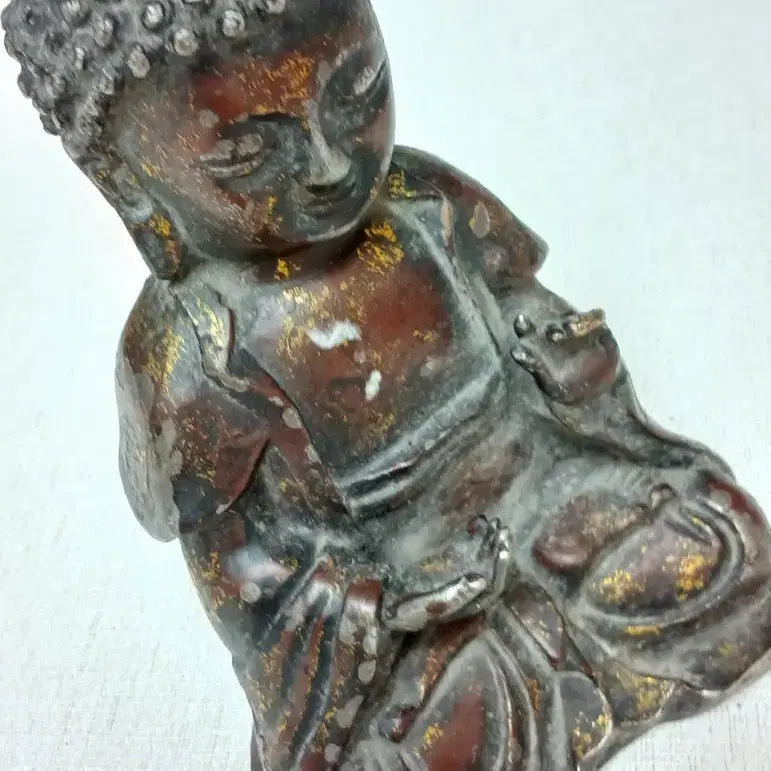 [BUNJANG] Ming Dynasty Style Bronze and Iron Medicine Buddha Statue / 명 청댕양식 혼합금속약사여래좌불