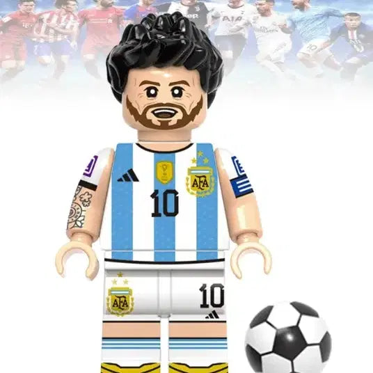 [BUNJANG] LEGO Custom World Cup Legends Superstars Minifigure 3-Set Bundle / 레고 축구커스텀 월드컵 레전드 슈퍼선수 미니피규어 3종세트 미개봉 새상품