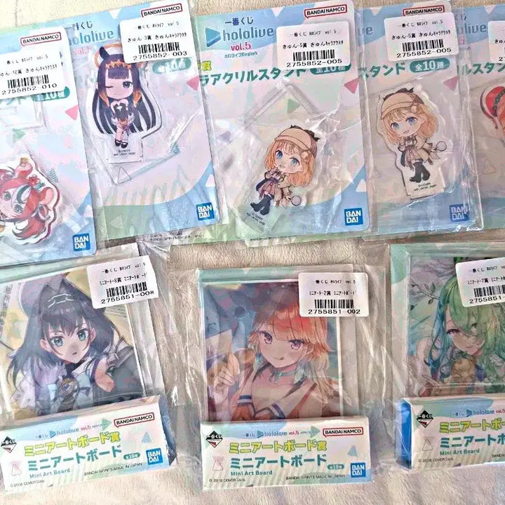 [BUNJANG] Hololive EN Kuji Acrylic Stand &amp; Mini Art Board Bundle Set / 홀로라이브 en 쿠지 아크릴 일괄 판매