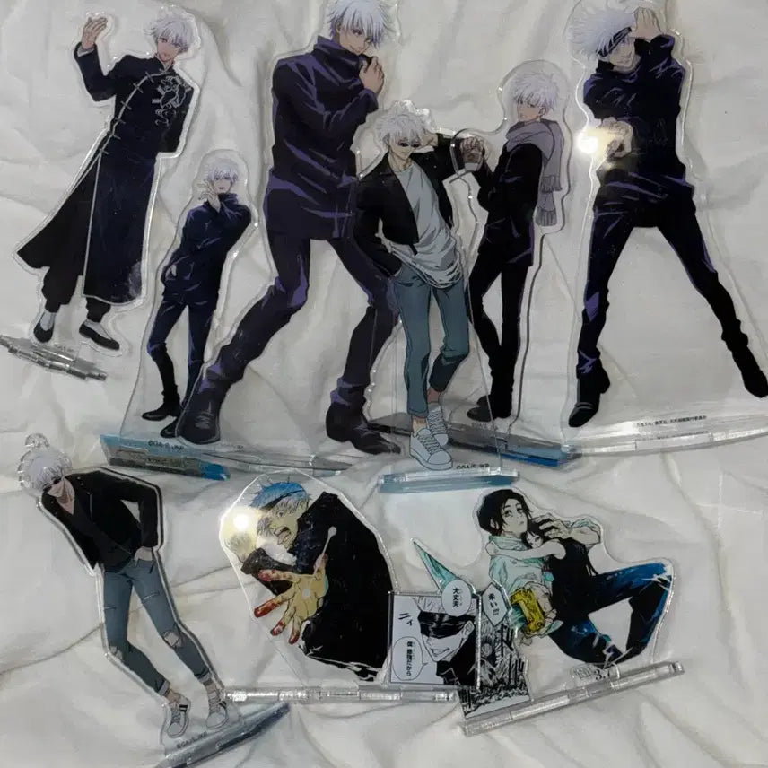 [BUNJANG] Jujutsu Kaisen Satoru Gojo &amp; Yuta Okkotsu Acrylic Stand Bundle Set / (급처/일괄) 주술회전 주술 고죠 사토루 아크릴 일괄 판매 옷코츠 유타