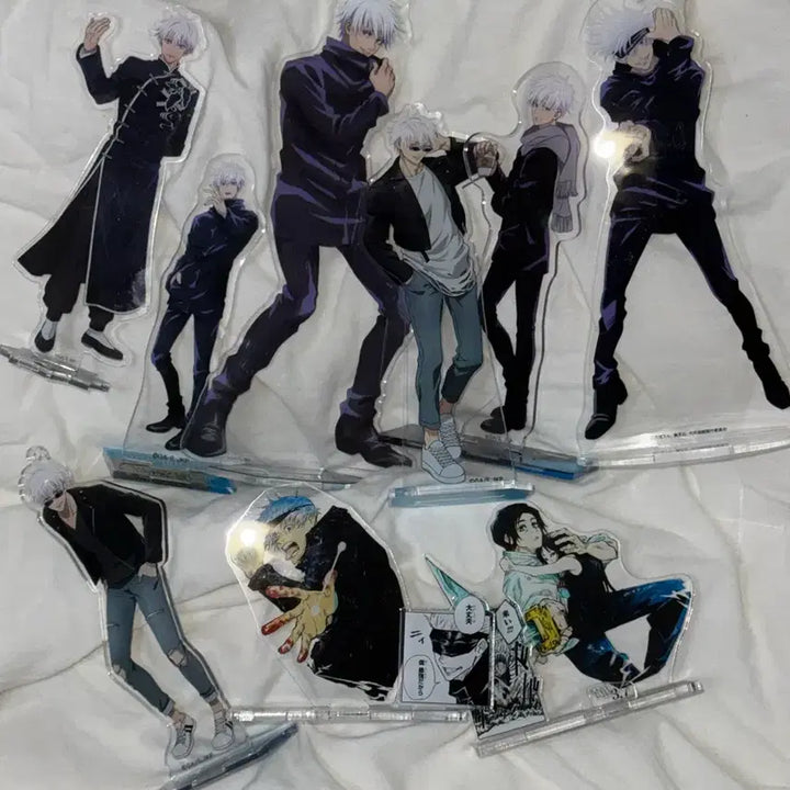 [BUNJANG] Jujutsu Kaisen Satoru Gojo &amp; Yuta Okkotsu Acrylic Stand Bundle Set / (급처/일괄) 주술회전 주술 고죠 사토루 아크릴 일괄 판매 옷코츠 유타