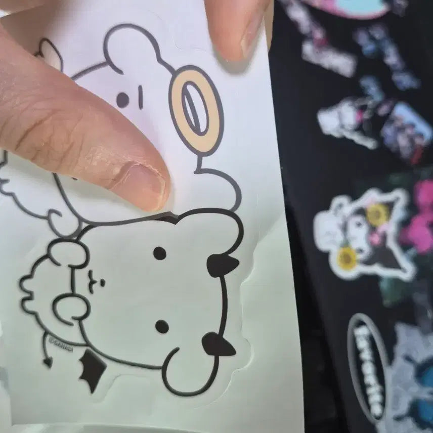 [BUNJANG] Ganadi Stickers and Tab Seals / 가나디 스티커 띠부씰 가나디 택 판매