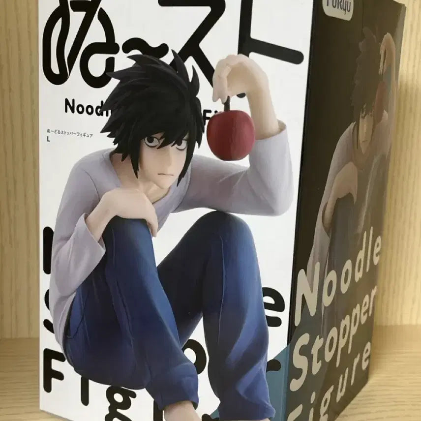 [BUNJANG] Death Note L Noodles Stopper Figure (Sealed) / [미개봉] 데스노트 엘 누들스토퍼 피규어
