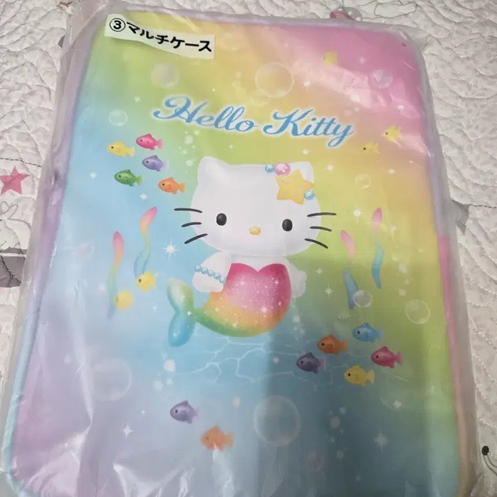 [BUNJANG] Sanrio Ichiban Kuji Hello Kitty Mermaid Kitty 3rd Prize Laptop Case (Sealed) / 산리오 아타리쿠지 헬로키티 인어키티 3등상 노트북케이스 미개봉