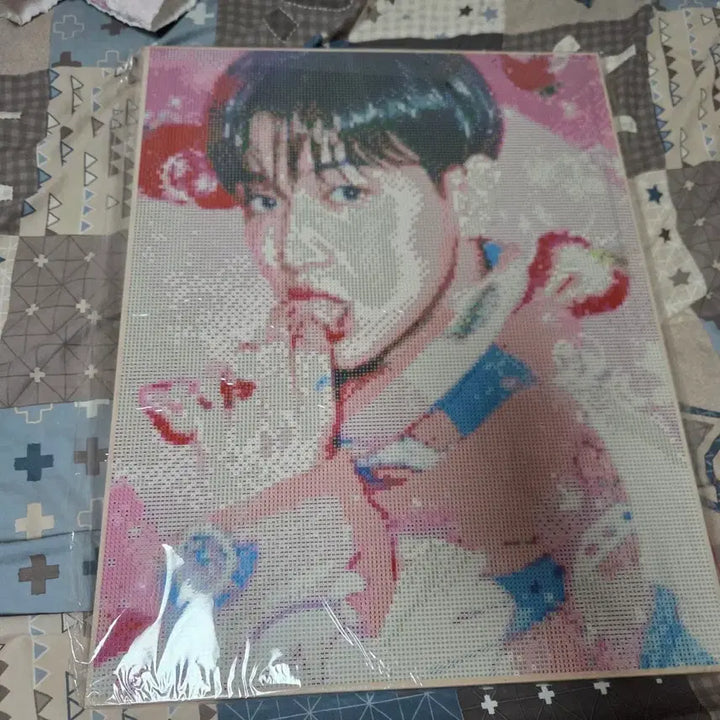 [BUNJANG] EXO Baekhyun Rhinestone Art Kit / 엑소 백현 보석십자수