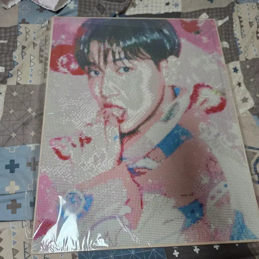 [BUNJANG] EXO Baekhyun Rhinestone Art Kit / 엑소 백현 보석십자수