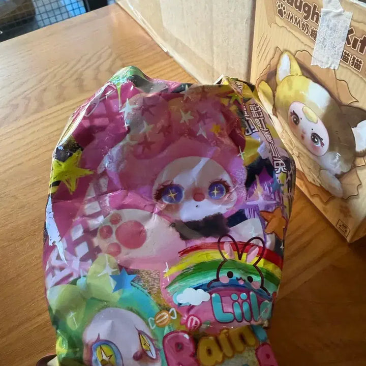 [BUNJANG] Lila Rainbow Rabbit Doll / 릴라 무지개 토끼 인형 릴라 인형