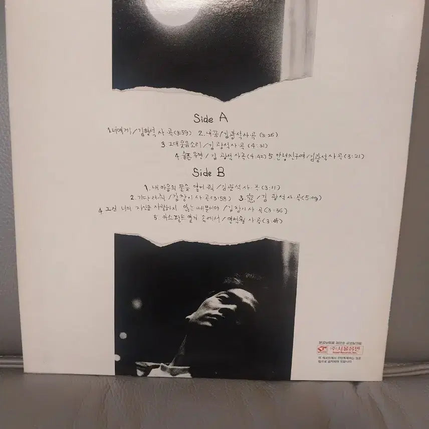 [BUNJANG] Kim Kwang Seok 1st Album LP / 김광석 1집 엘피