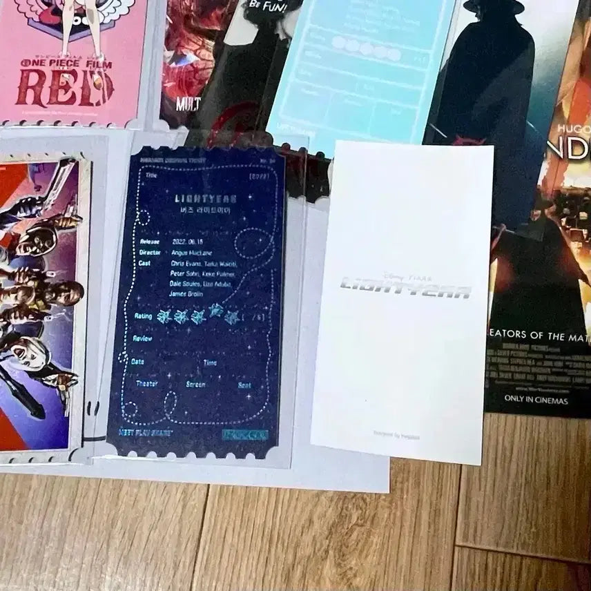 [BUNJANG] Buzz Lightyear Original Ticket, Film Mark, Art Card, Poster Set / 버즈 라이트이어 오리지널티켓 오티 토이스토리 포스터 필름마크아트카드