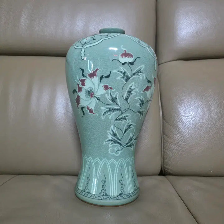 [BUNJANG] Choi Hyun Sang Gam Jin Sa Celadon Vase / 송파 조이현 상감진사 청자