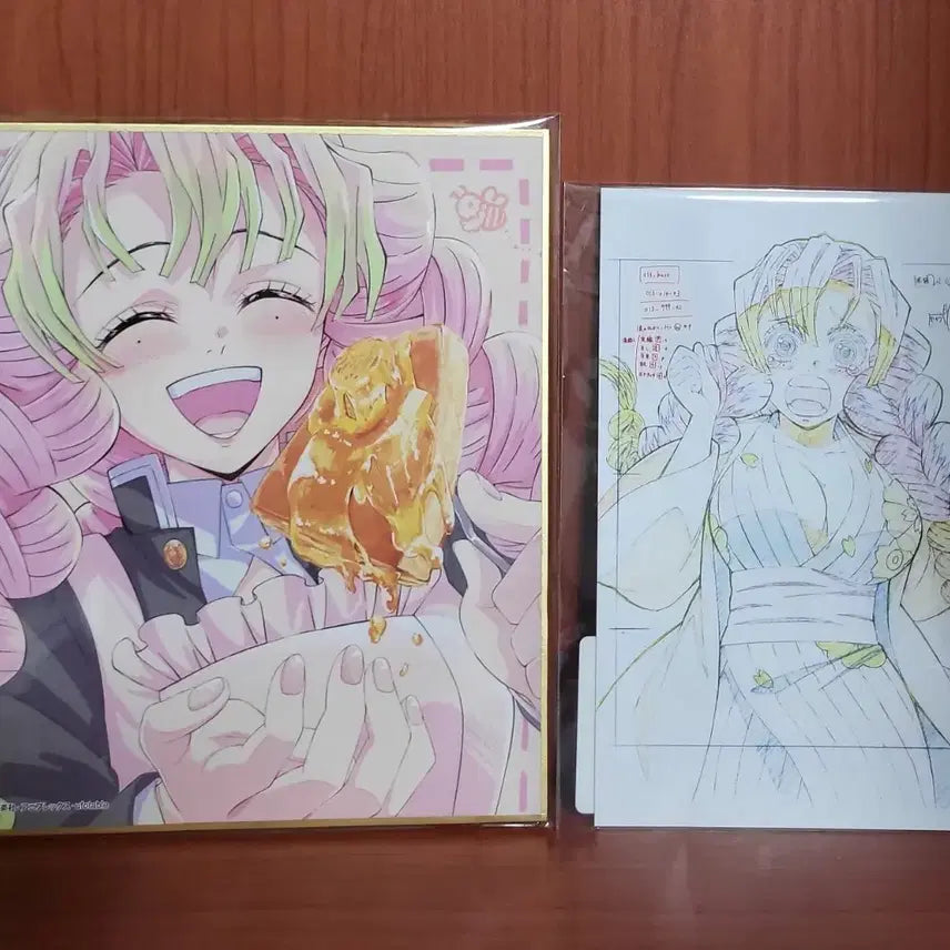 [BUNJANG] Demon Slayer Mitsuri Kanroji Shikishi Board / 귀멸의 칼날 미츠리 색지