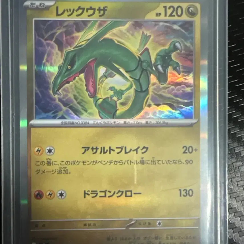 [BUNJANG] Rayquaza Japanese Regular Hologram Rare Card / 레쿠쟈 일판 일반 홀로그램 레어