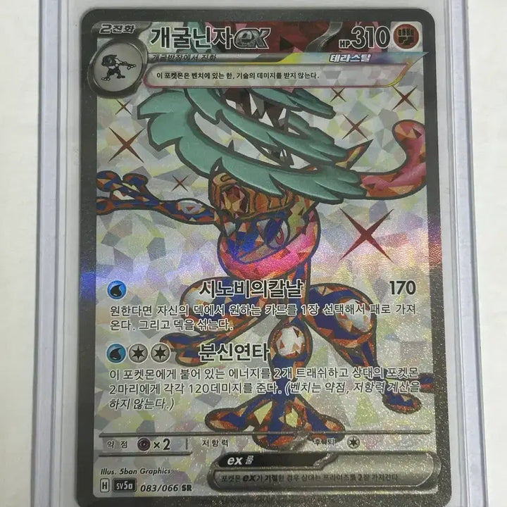 [BUNJANG] Greninja Ex SR / 개굴닌자 Ex SR