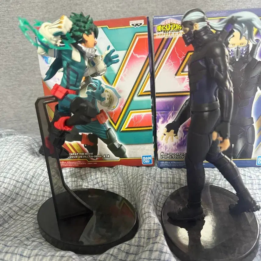 [BUNJANG] My Hero Academia: Heroes Rising Izuku Midoriya &amp; Nine Bundle Set Figure / (일괄) 나히아 히어로즈 라이징 미도리야,나인 피규어