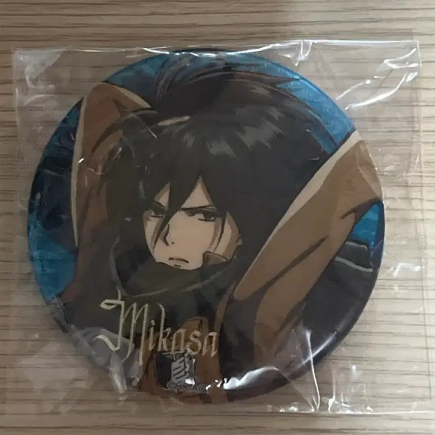 [BUNJANG] Attack on Titan Mikasa Cannister Badge / 진격의거인) 미카사 아커만 캔뱃지