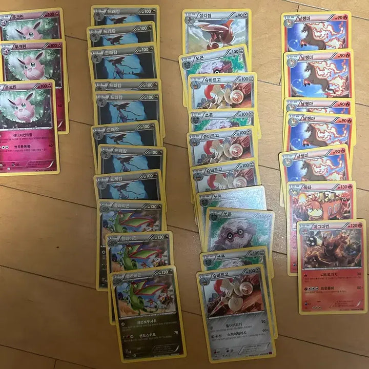 [BUNJANG] Pokemon Cards X/Y Uncommon Grade Approx. 200 Cards Bundle / 포켓몬 카드 x/y 1~4 (u등급) 약200장