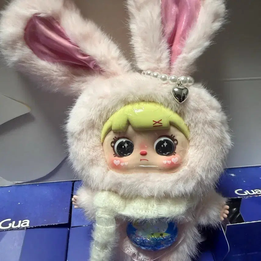 [BUNJANG] Mochichi Rabbit Ear Doll Full Box / 모치치 풀박