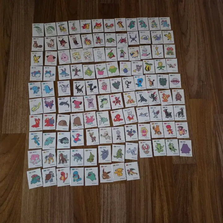 [BUNJANG] Pokemon Stickers Gen 1 &amp; 2 Bundle Set (272 pcs) / 포켓몬 띠부씰 1세대159종중156종2세대116종일괄판매합니다