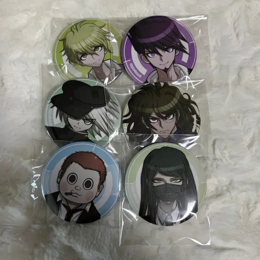[BUNJANG] Danganronpa V3: Killing Harmony Momota Kaito, Amami Rantaro, Gonta Gokuhara, Shinguji Korekiyo Uniform Badge Set / 뉴단간론파V3 뉴단 아마미 곤타 키보 신구지 모모타 뱃지 굿즈 교복