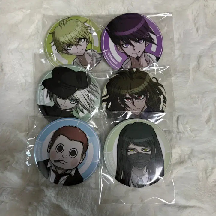 [BUNJANG] Danganronpa V3: Killing Harmony Momota Kaito, Amami Rantaro, Gonta Gokuhara, Shinguji Korekiyo Uniform Badge Set / 뉴단간론파V3 뉴단 아마미 곤타 키보 신구지 모모타 뱃지 굿즈 교복
