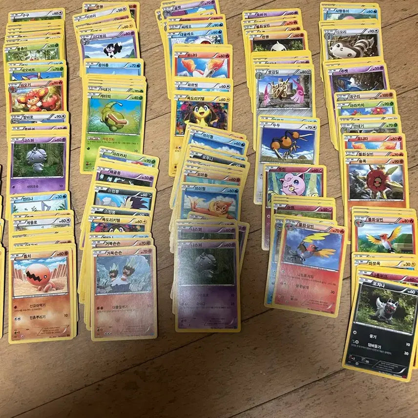 [BUNJANG] Pokemon TCG Common Cards Bundle (Approx. 450 pcs) / 포켓몬 카드 x/y (c등급) 약 450장