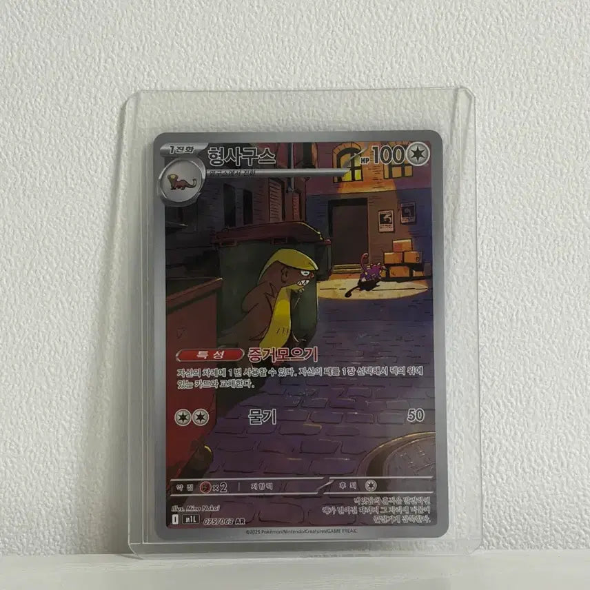 [BUNJANG] Pokemon Card Detective Goose AR / 포켓몬카드 형사구스 ar