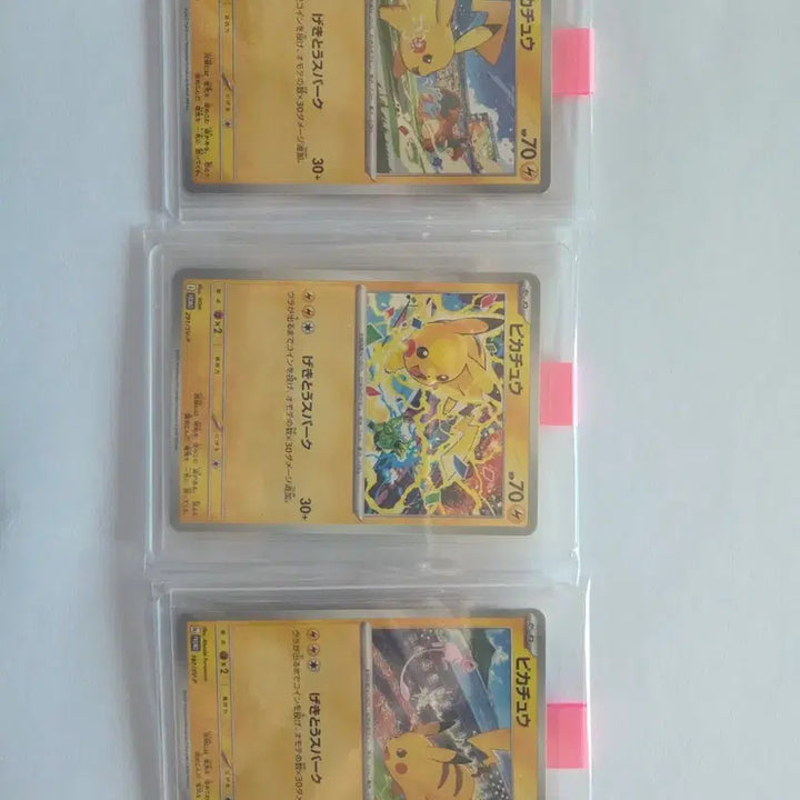 [BUNJANG] Pikachu Gym Promo 3-Card Set (Japanese) / (일본판) 피카츄 짐 프로모 3종 세트