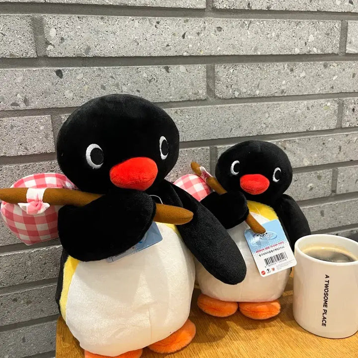 [BUNJANG] Pingoo (Pingu) Large Stuffed Doll 32cm / (새상품,정품,택)핑구 보따리 중대형인형 32cm