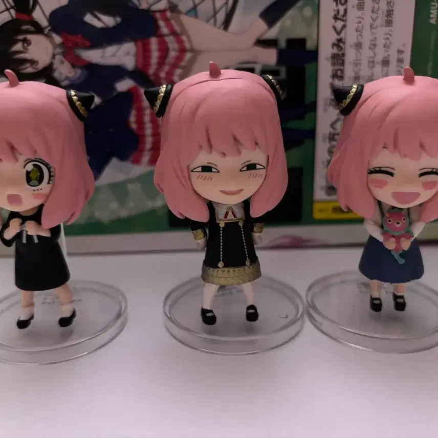 [BUNJANG] Spy x Family Anya Figure 3-Piece Set / 스파이 패밀리 아냐 피규어 3종 일괄