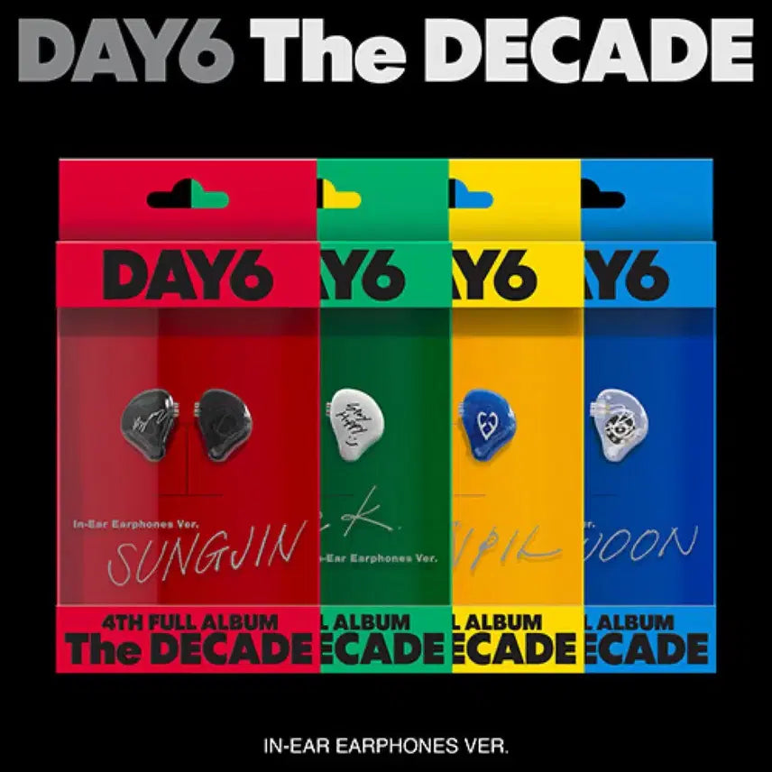 [BUNJANG] DAY6 4th Album The DECADE In-Ear Earphones 3 Types (Keplsong) / DAY6 4집 앨범 The DECADE 인이어 이어폰 3종(케필성)