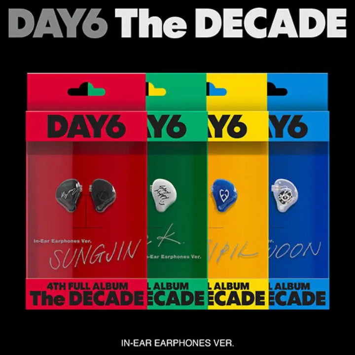 [BUNJANG] DAY6 4th Album The DECADE In-Ear Earphones 3 Types (Keplsong) / DAY6 4집 앨범 The DECADE 인이어 이어폰 3종(케필성)