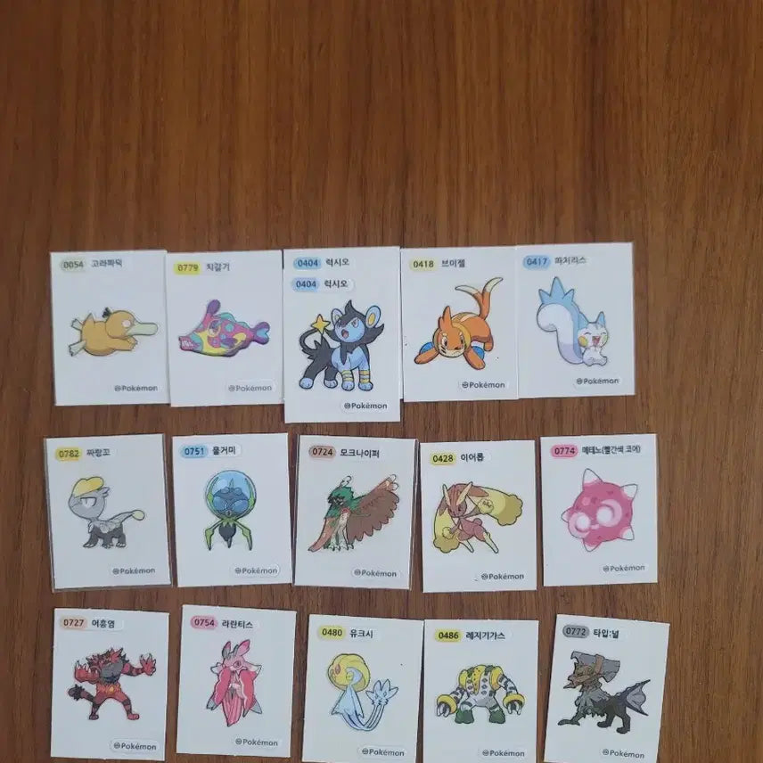 [BUNJANG] Pokemon Sticky Stickers Season 5 / 포켓몬띠부띠부씰 시즌5 교환