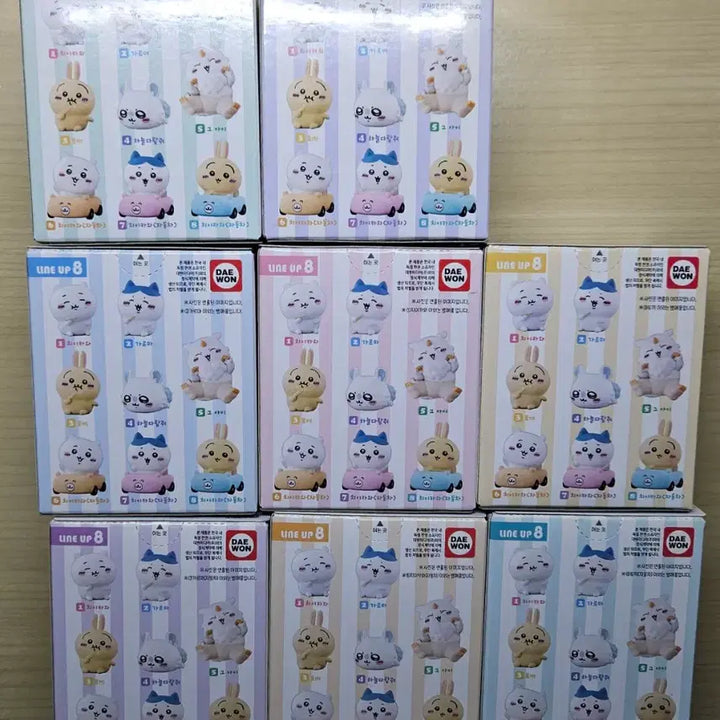 [BUNJANG] Chiikawa Friends Vol. 3 Soft Vinyl Figure Set (8 Types) / 치이카와 먼작귀 프렌즈 3탄 소프트 비닐 피규어  8종 세트