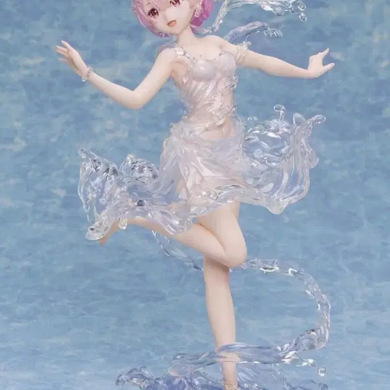 [BUNJANG] Design Coco Re:Zero Ram Aqua Dress Figure (Sealed) / 택포24) 리제로 디자인코코 아쿠아드레스 람 피규어 미개봉 판매