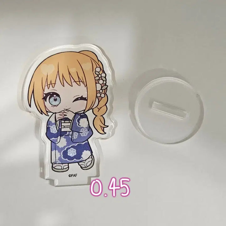 [BUNJANG] Pretty Rhythm Rainbow Live Goods Wakana, Araru, Uri Acrylic Stand &amp; Badges Bundle / 프리즘스톤 프리티리듬 레인보우라이브 굿즈 안 와카나 김아람 채우리 eeo