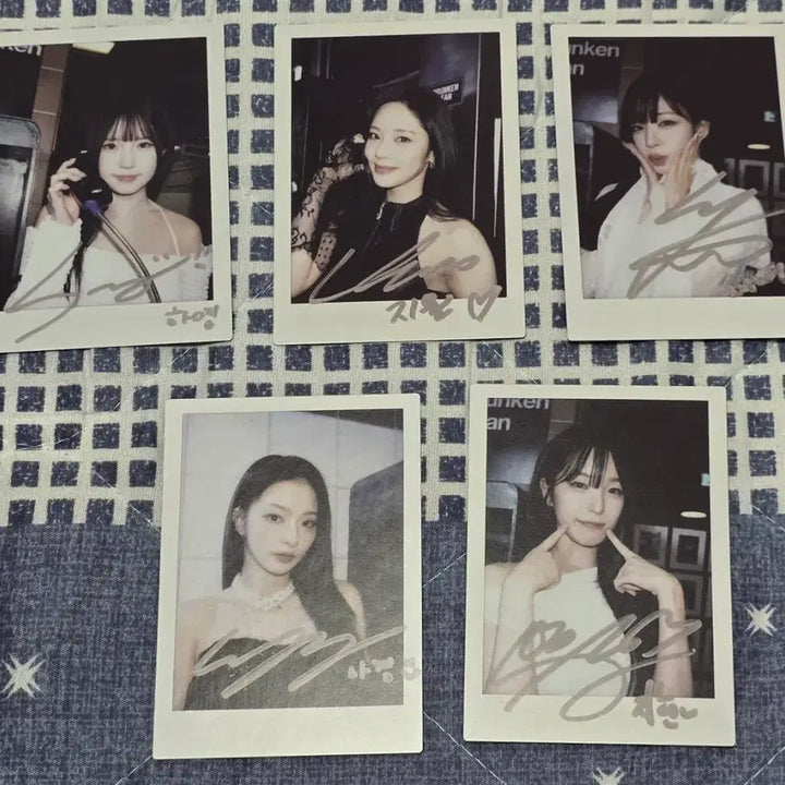 [BUNJANG] fromis_9 TELECA Lucky Draw Signed Photocard Set / [판매] 프로미스나인 TELECA 프롬 구매특전 사인포카 세트