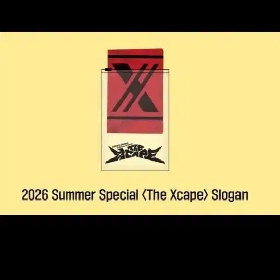 [BUNJANG] Xdinary Heroes Summer Concert Villains Gift Slogan / 1개남음)엑디즈 썸콘 팬클럽 슬로건 새상품