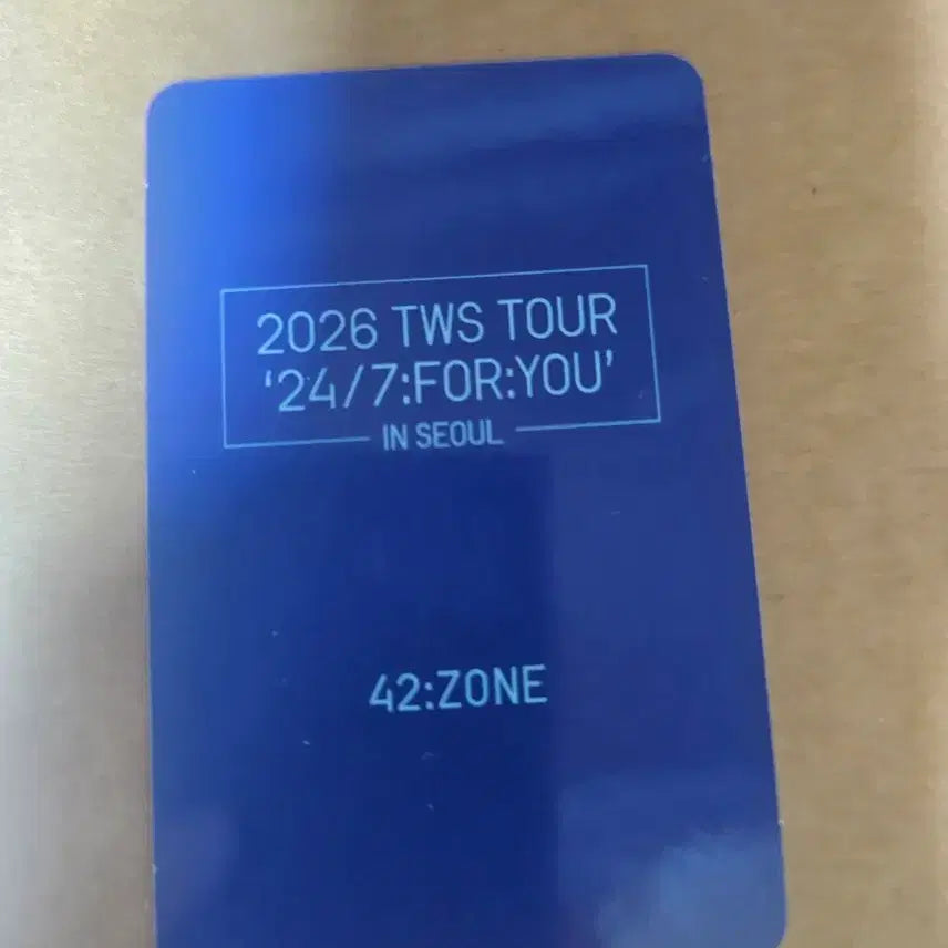 [BUNJANG] Seventeen Dokyeom TWS 42 Zone Photocard / 도훈포카투어스사이존포카 tws42zonephotocard