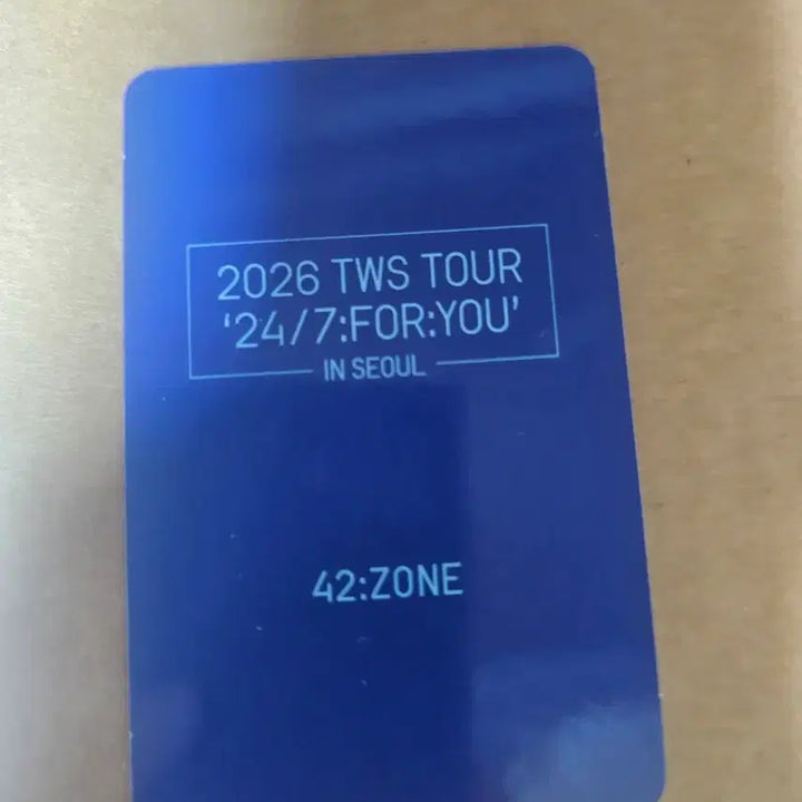 [BUNJANG] Seventeen Dokyeom TWS 42 Zone Photocard / 도훈포카투어스사이존포카 tws42zonephotocard