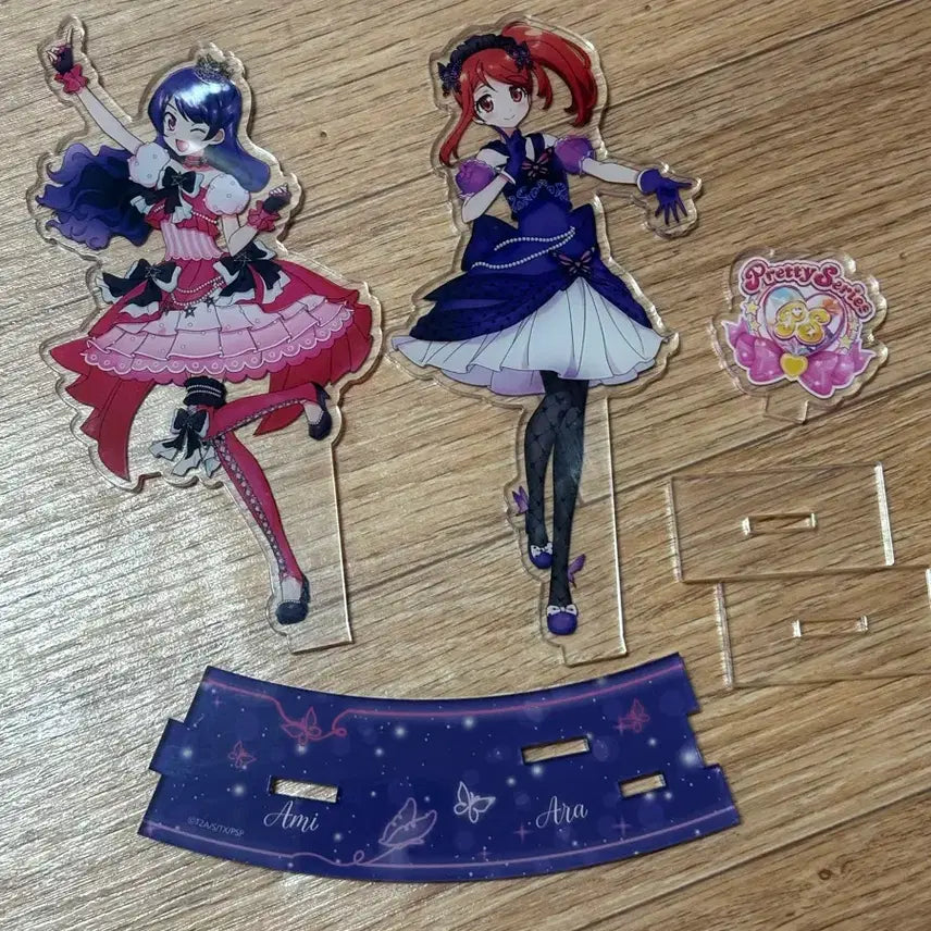 [BUNJANG] Prism Stone V Square Ami Ira Acrylic Stand Set / 프리즘스톤 브이스퀘어 아미 아이라 아크릴 스탠드
