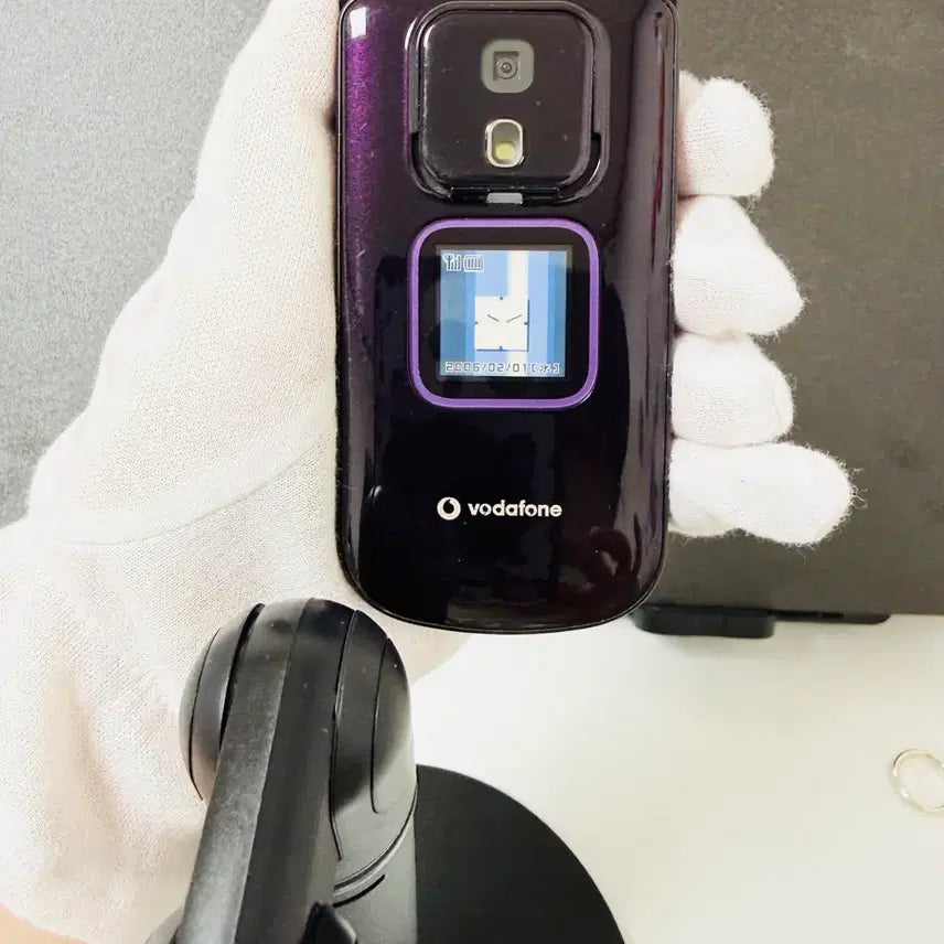 [BUNJANG] Vodafone Docomo Flip Phone Prop (Wine Red) / 일본 Vodafone 와인색 키감 그립감 좋은 도코모 모형폰 소품