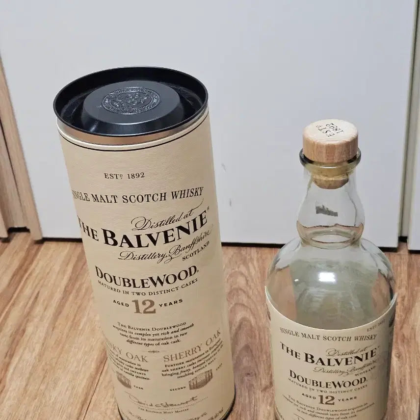 [BUNJANG] Johnnie Walker Blue Label 1L &amp; Balvenie 12 Year Old DoubleWood 700ml Set / 조니워커 블루 1L + 발베니 12년