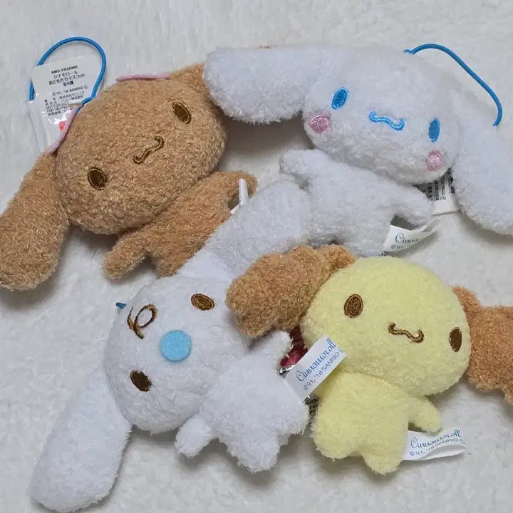 [BUNJANG] Cinnamoroll Friends Mascot Dolls (Mocha, Chiffon, Milk) / 시나모롤 프렌즈 (모카, 쉬폰, 밀크)